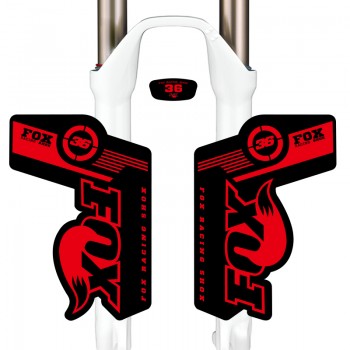 Mountain Bicycle Fork Decal Stickers for FOX Factory 36 RACING SHOX